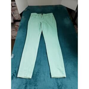 Gap Jeans Size 2 Womens Green Denim Stretch Pants Ladies Mid Rise Skinny
